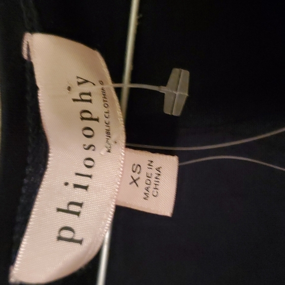 PHILOSOPHY Studded Little Black Dress New Size XS - Picture 4 of 6